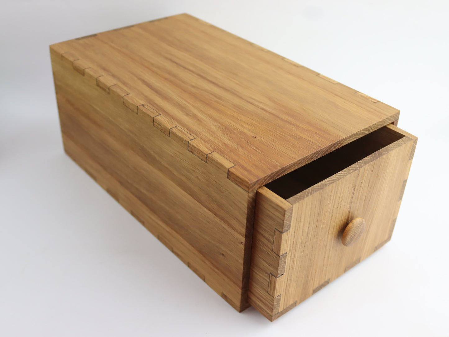 Handmade wooden box for storing chess pieces with personalization