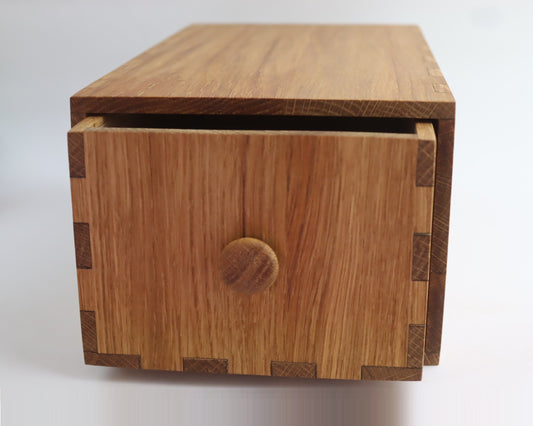 Handmade wooden box for storing chess pieces with personalization