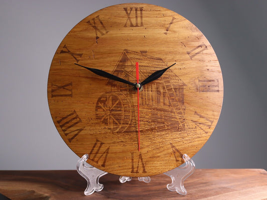 Exclusive wooden clock mill