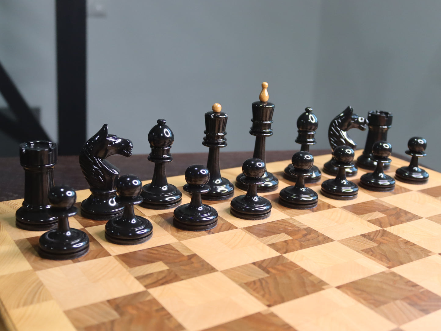 Reproduction of the Soviet chess set 1930s