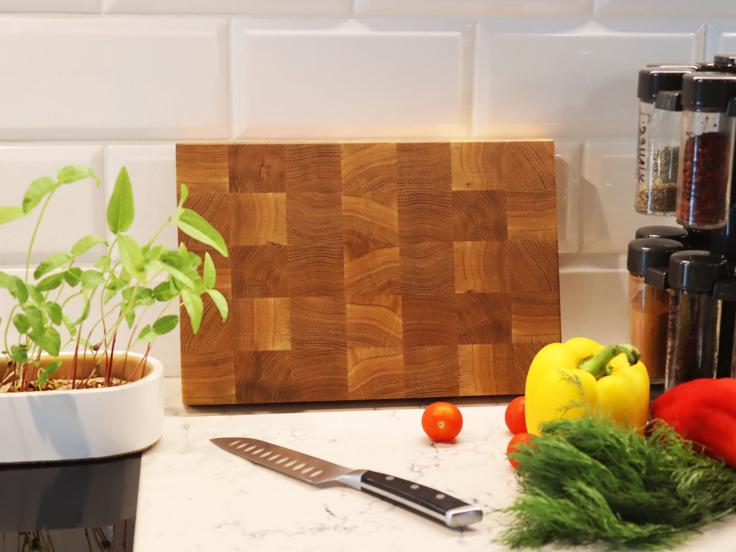 Exclusive end grain cutting board