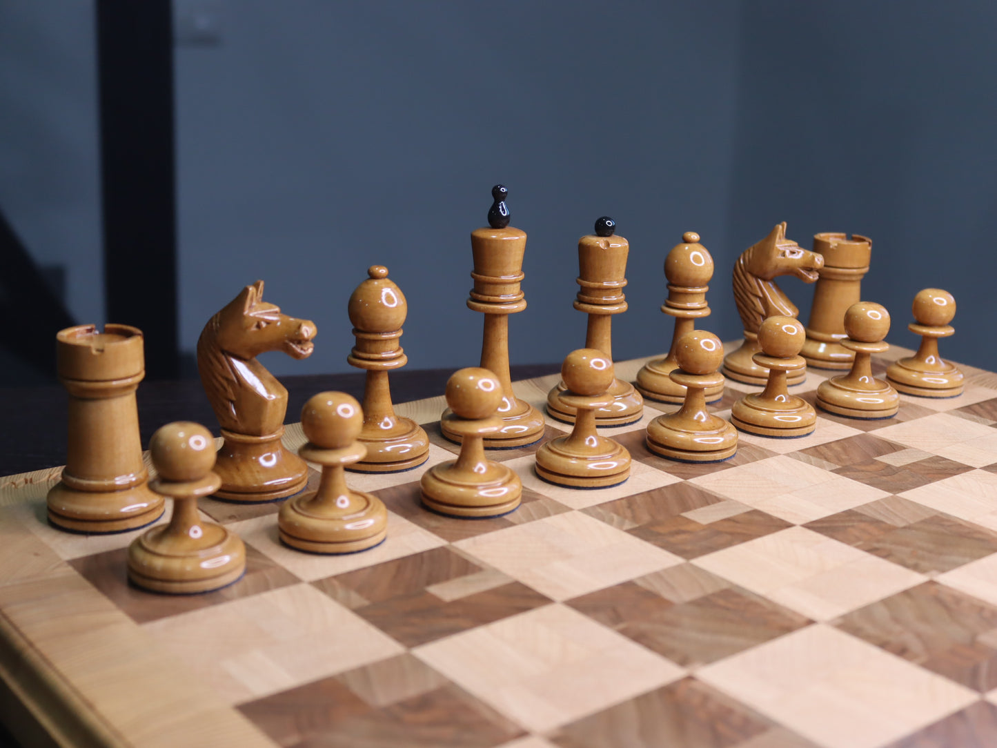 Reproduction of the Soviet chess set 1930s