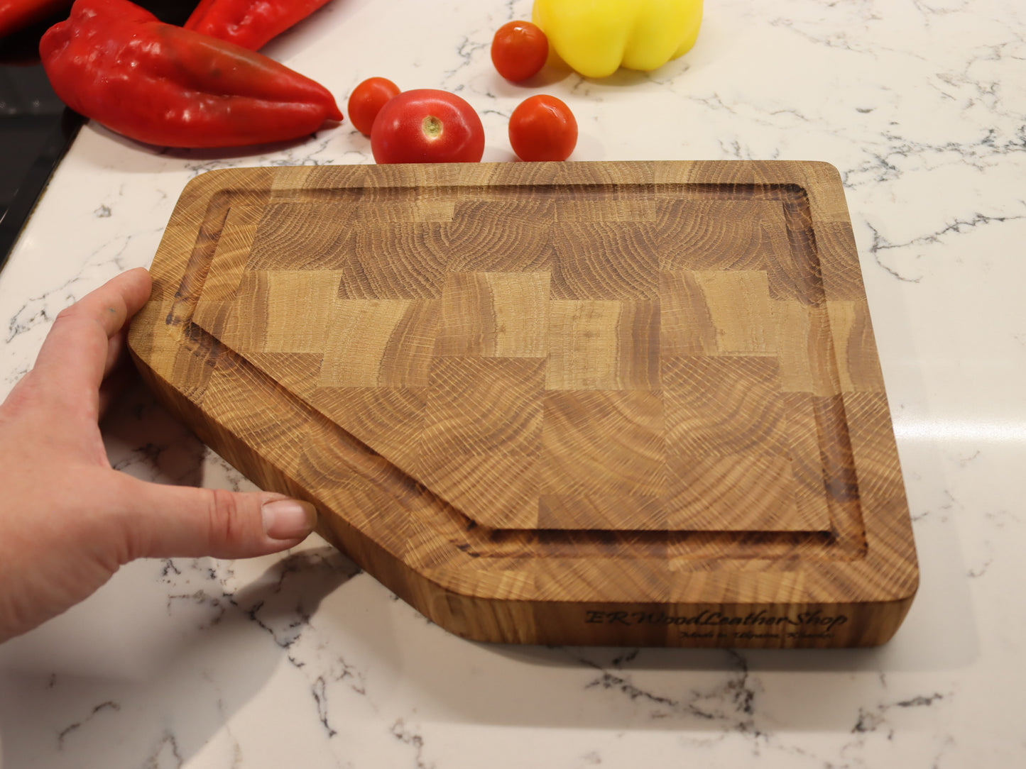 Exclusive end grain cutting board