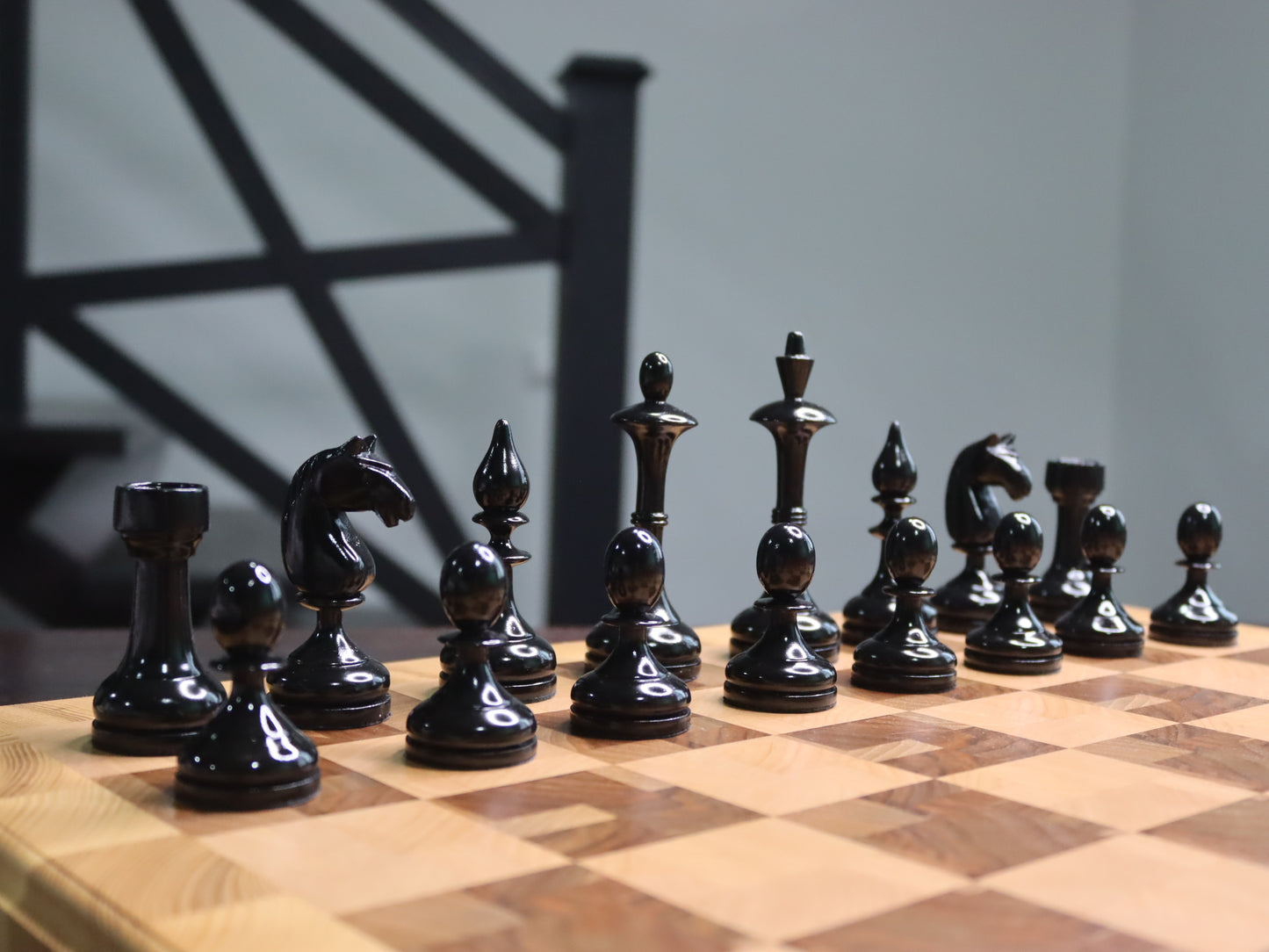 Reproduction of the Soviet chess set 1930-50s