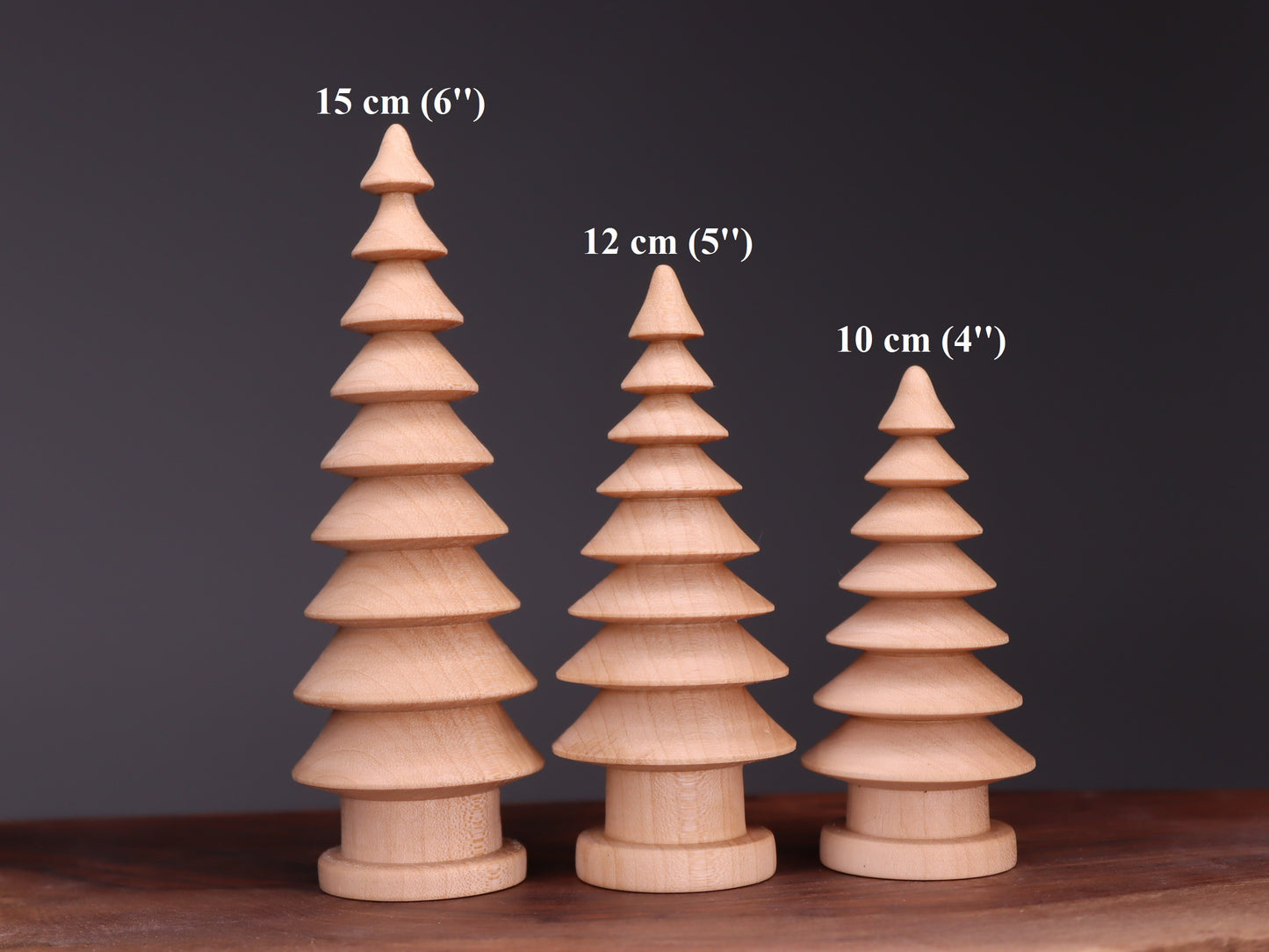 Handmade wooden Christmas tree