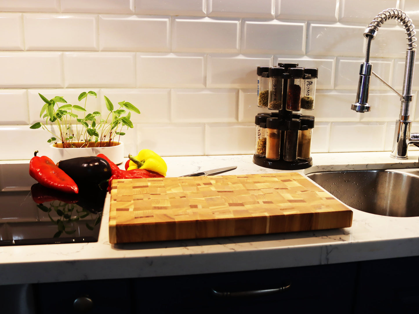 Exclusive end grain cutting board