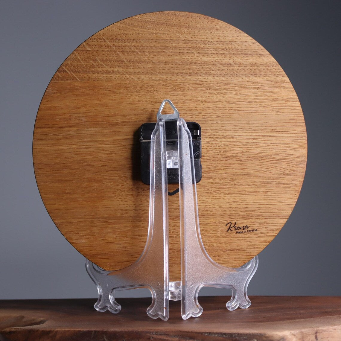 Exclusive wooden clock "Today is your day"