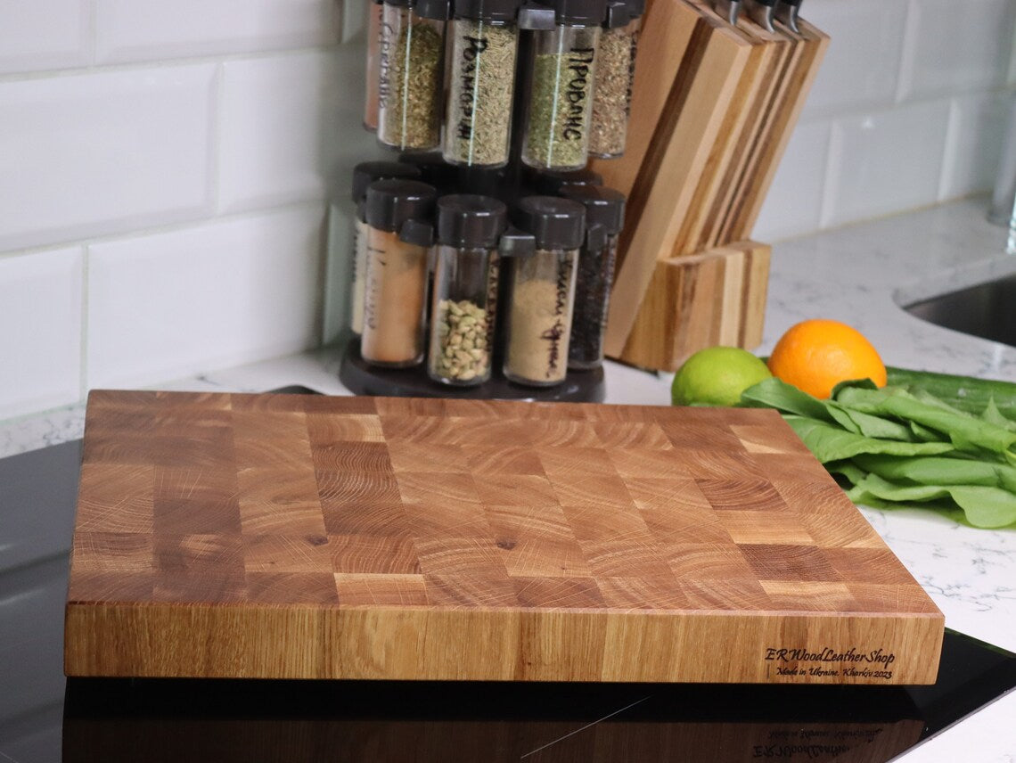 Exclusive end grain cutting board