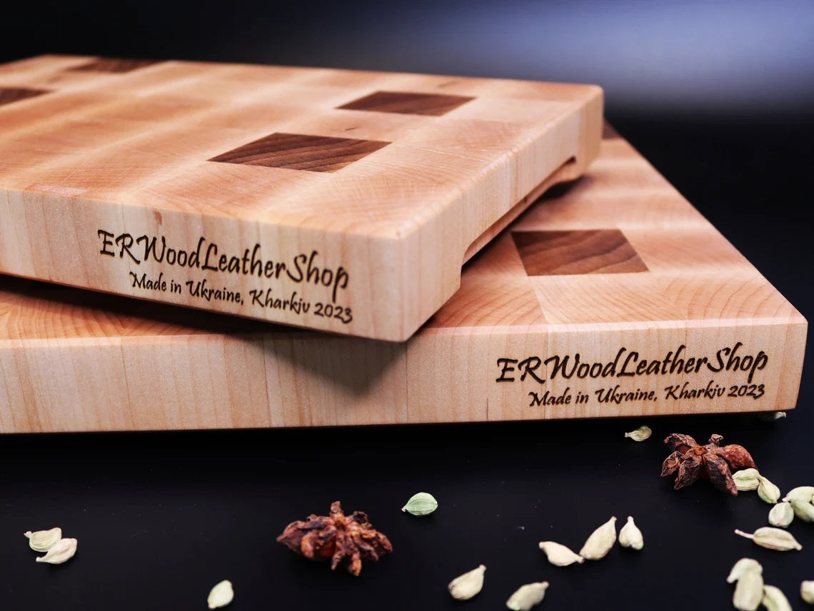 Exclusive end grain cutting board