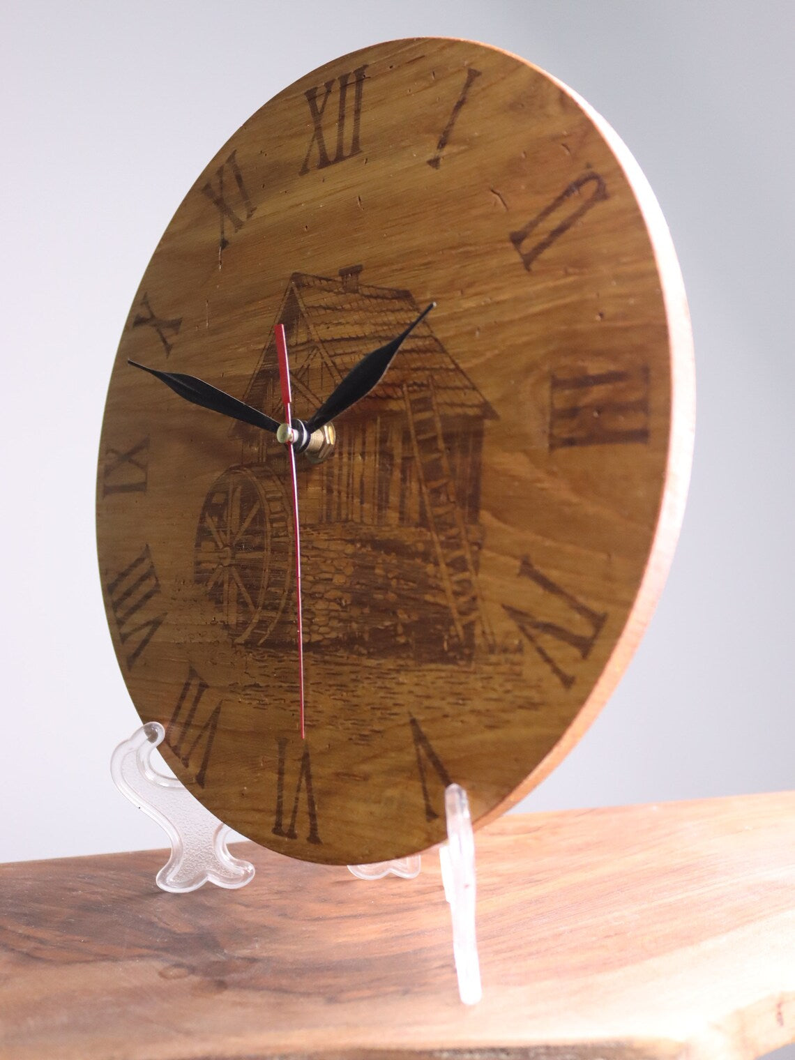 Exclusive wooden clock mill