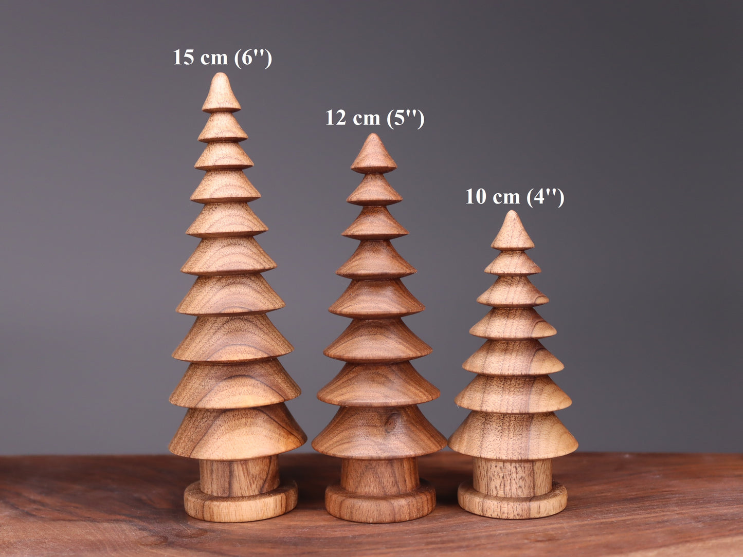 Handmade wooden Christmas tree