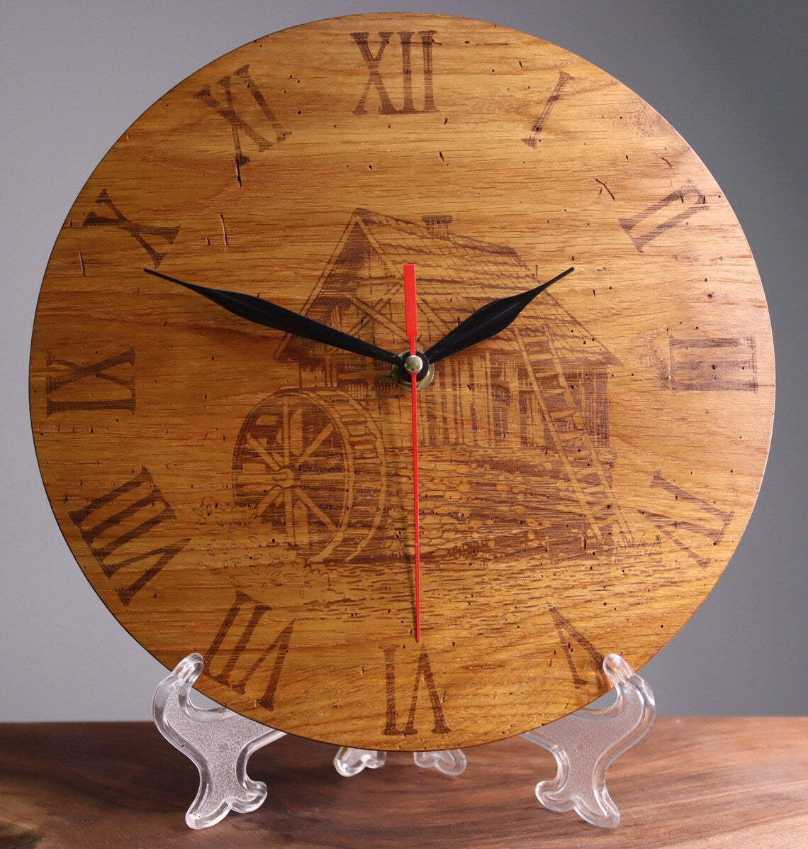 Exclusive wooden clock mill