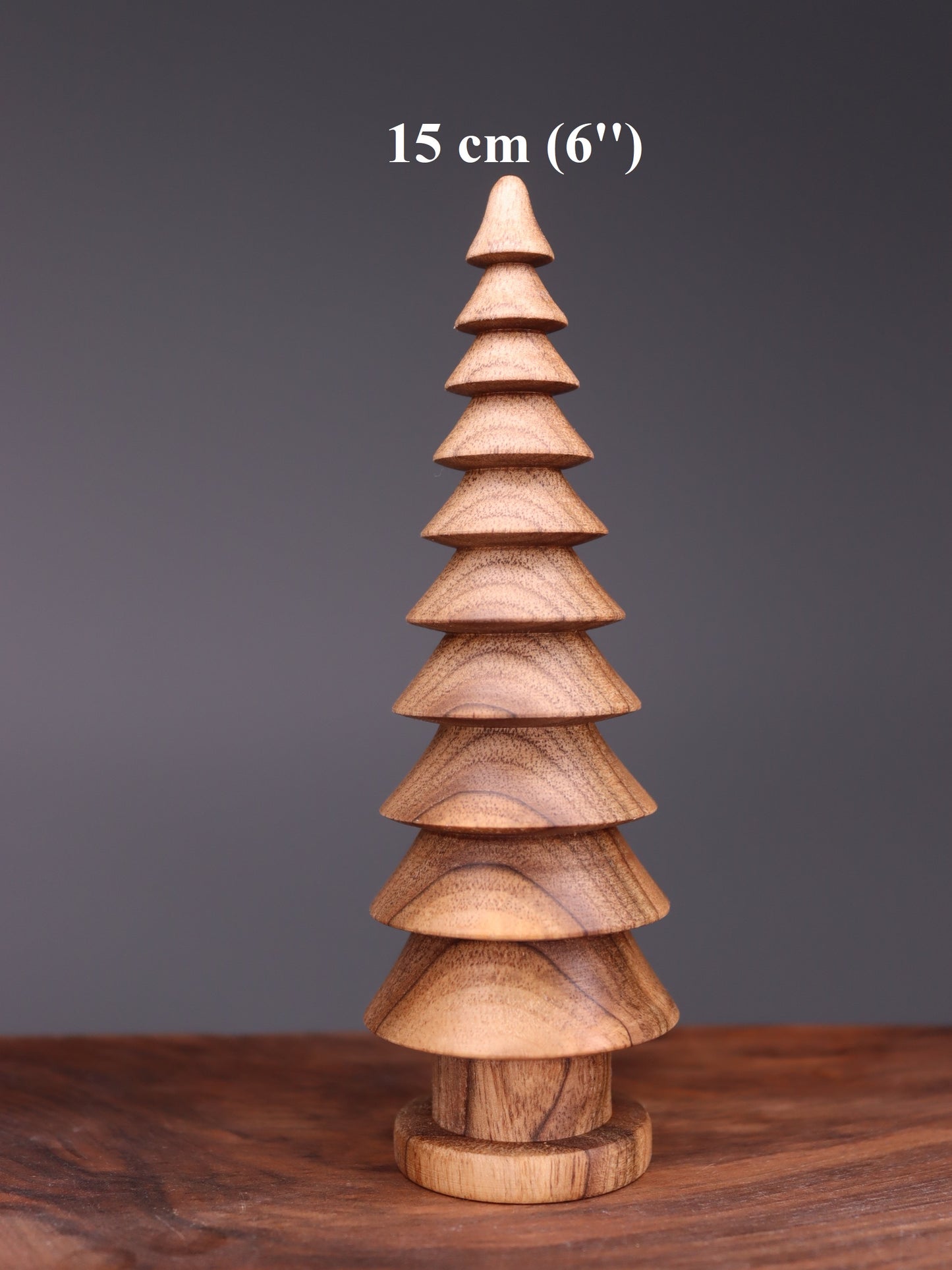 Handmade wooden Christmas tree