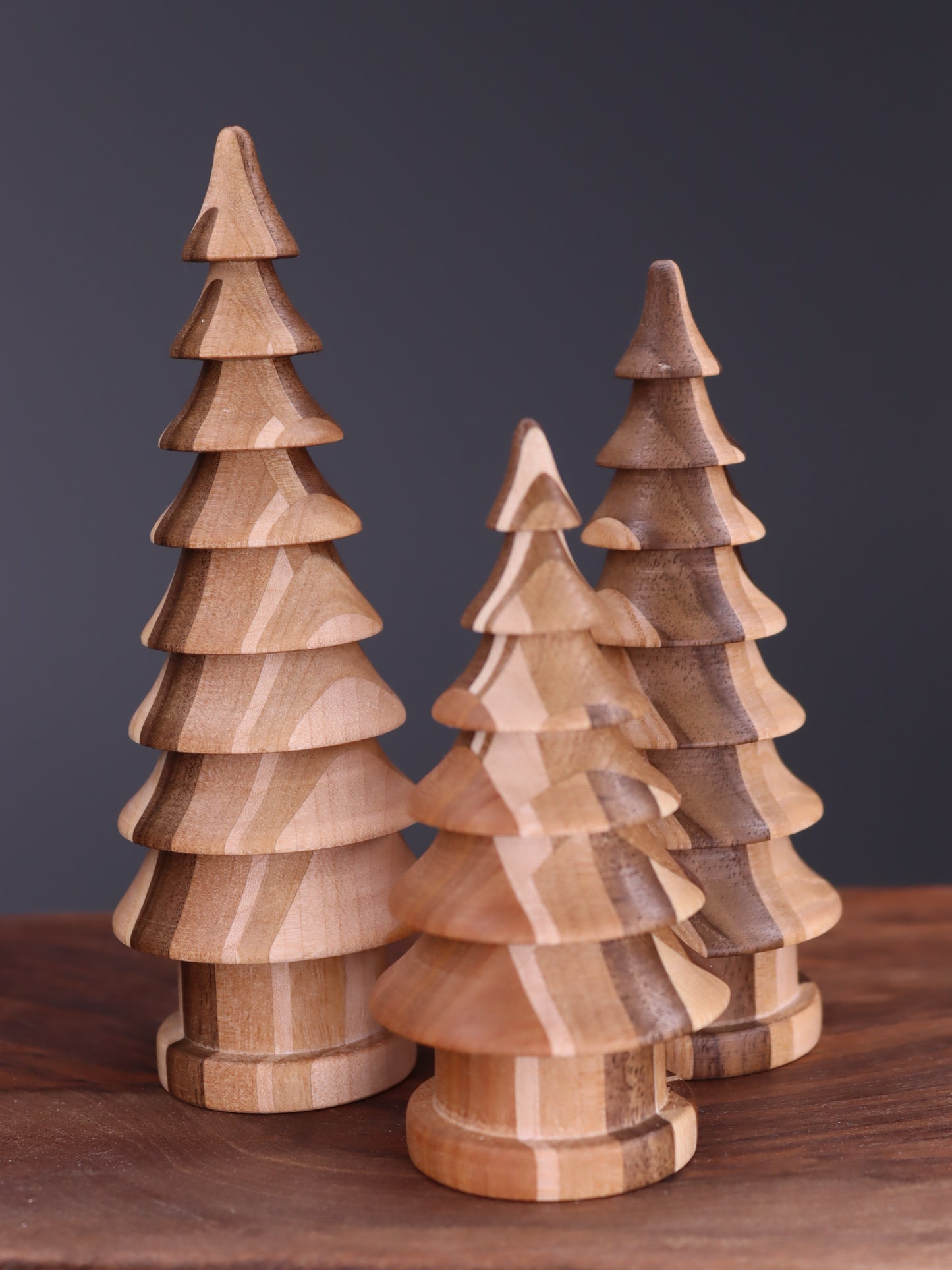 Handmade wooden Christmas tree