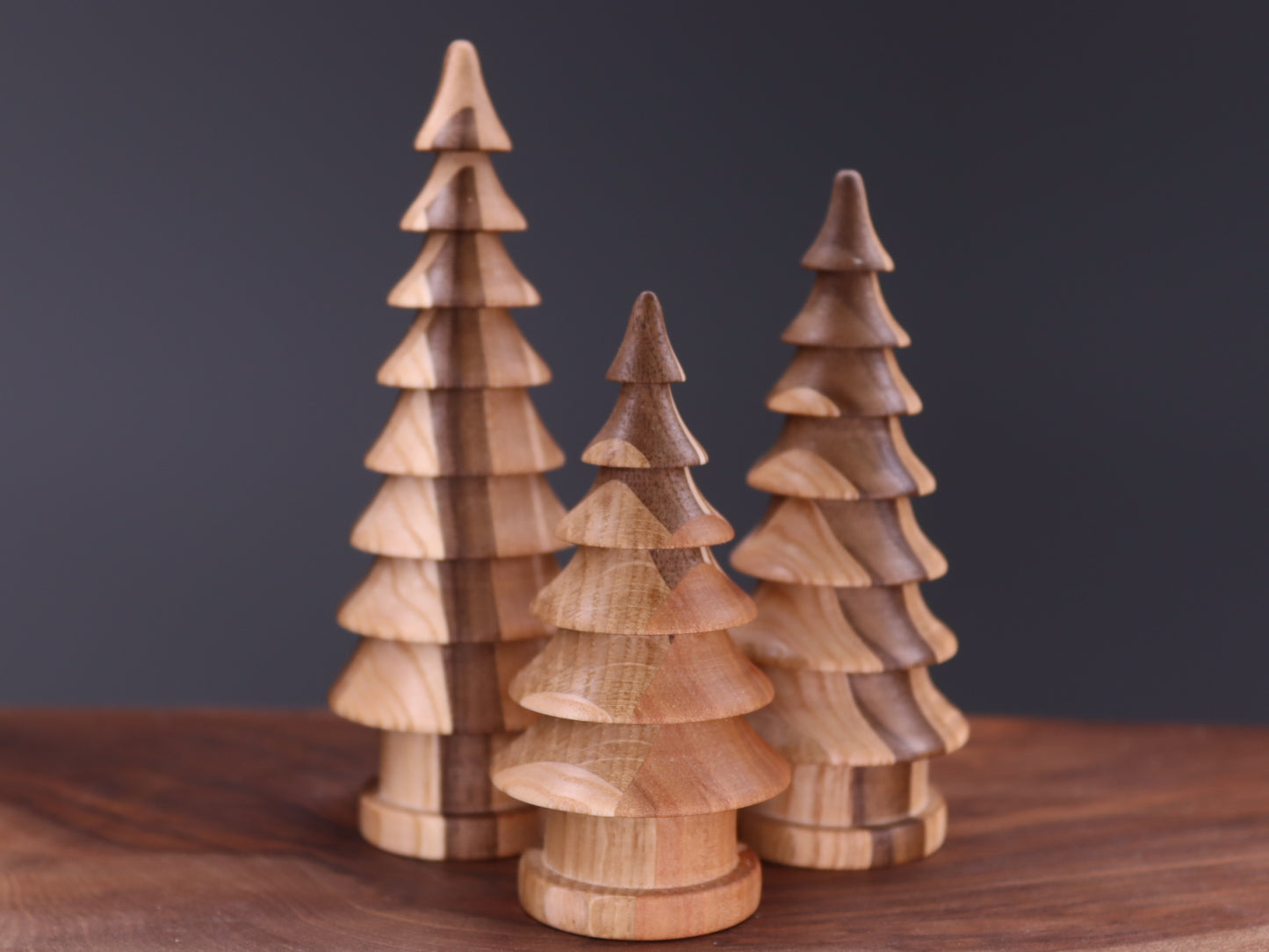 Handmade wooden Christmas tree