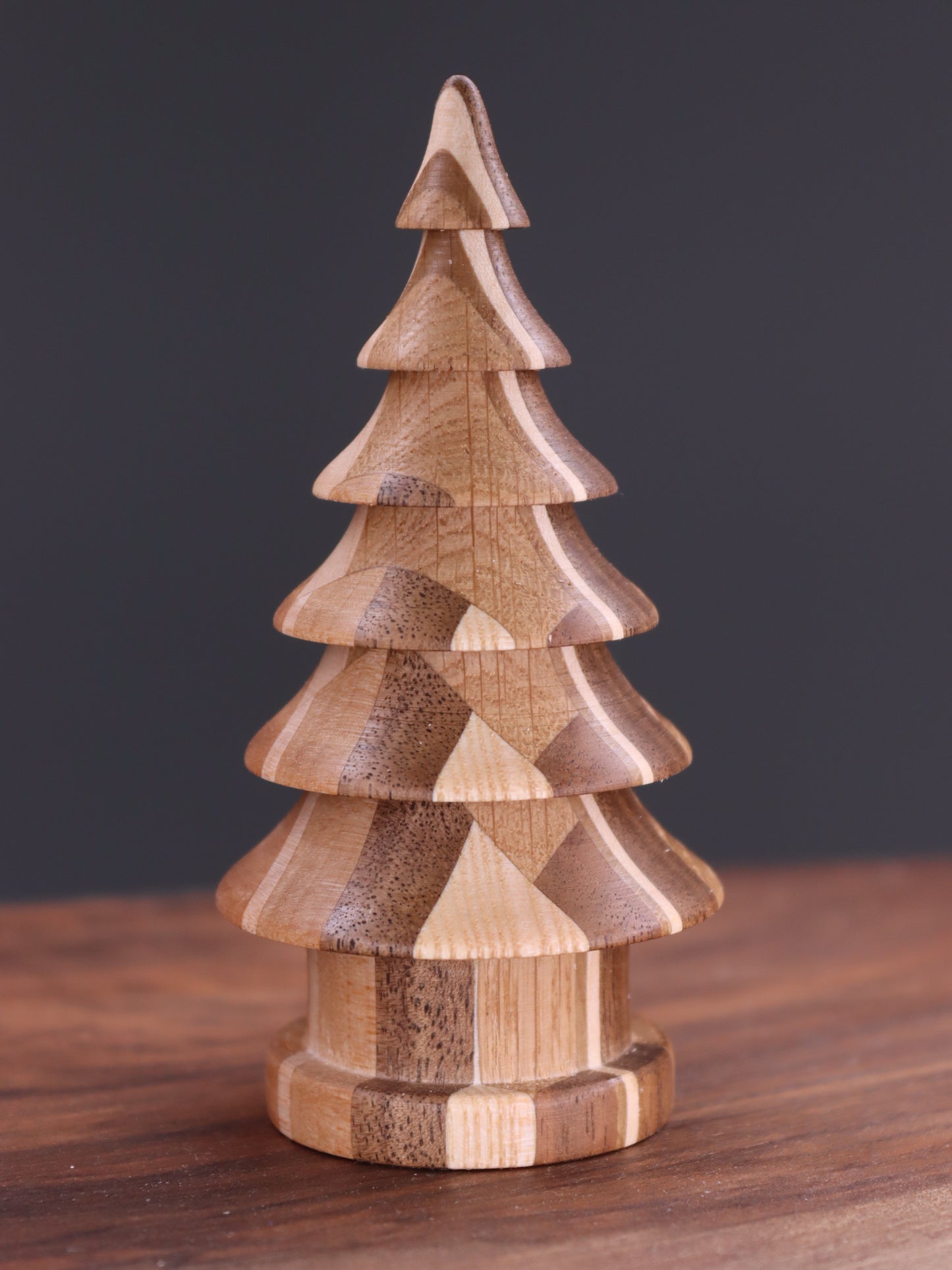 Handmade wooden Christmas tree