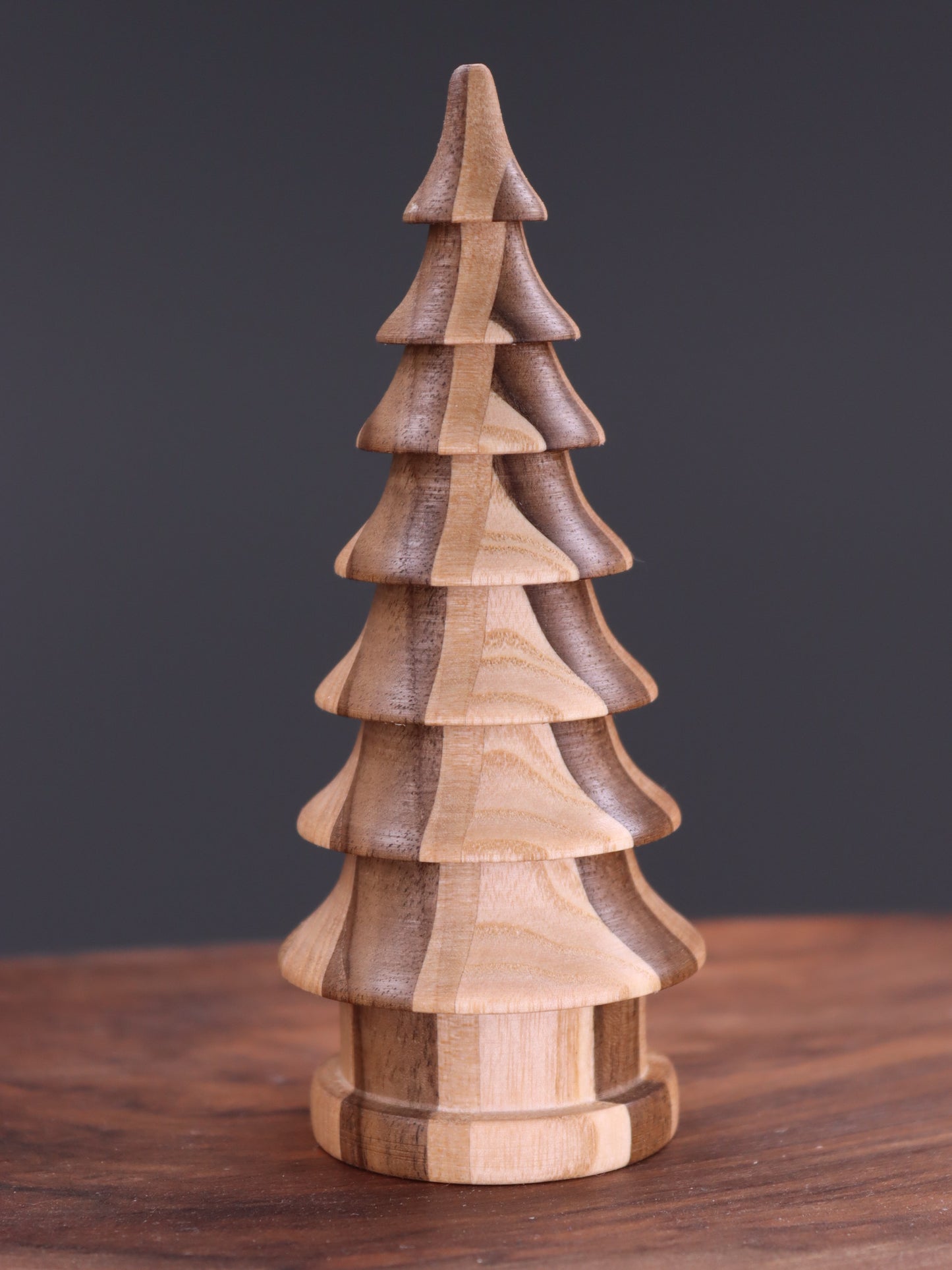 Handmade wooden Christmas tree