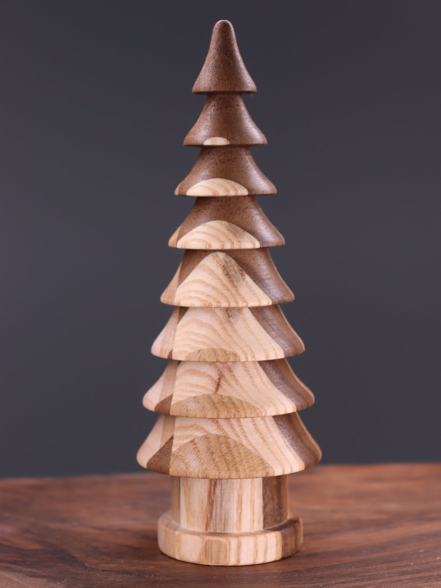 Handmade wooden Christmas tree